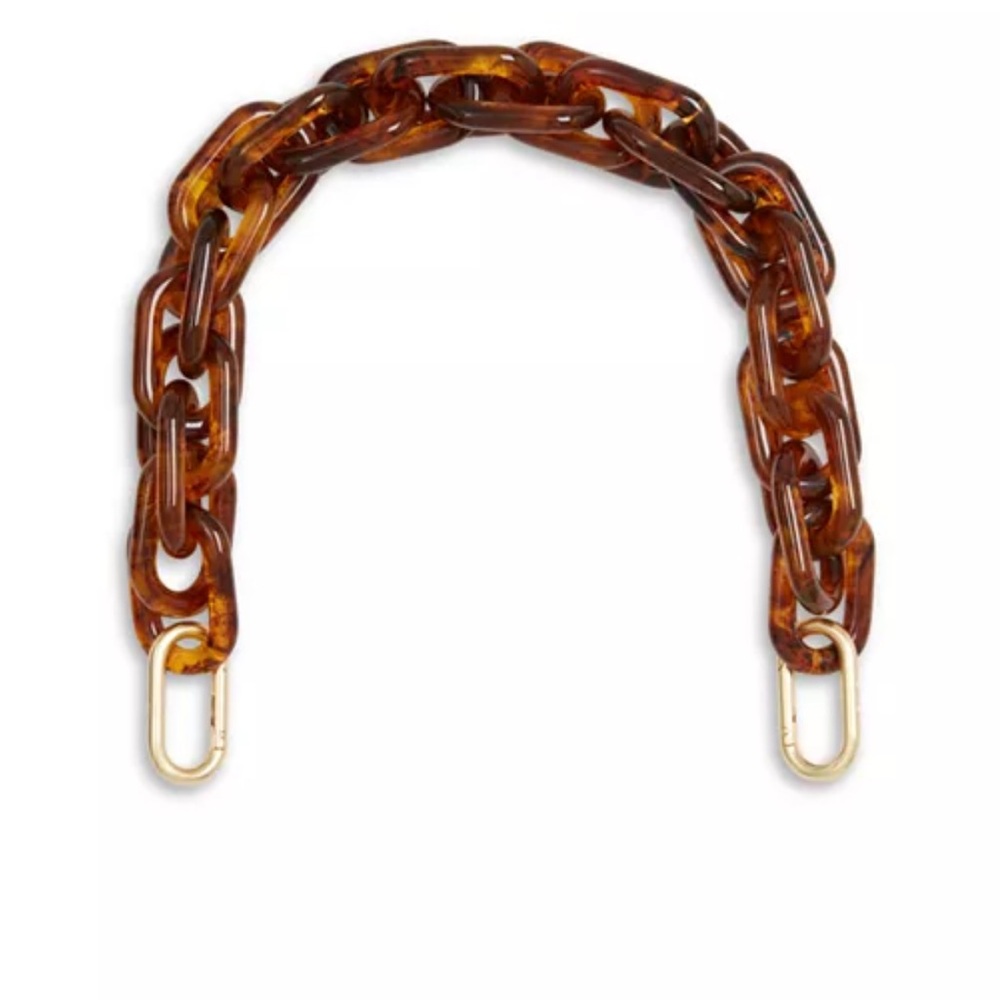 Clare V. Shortie tortoise strap